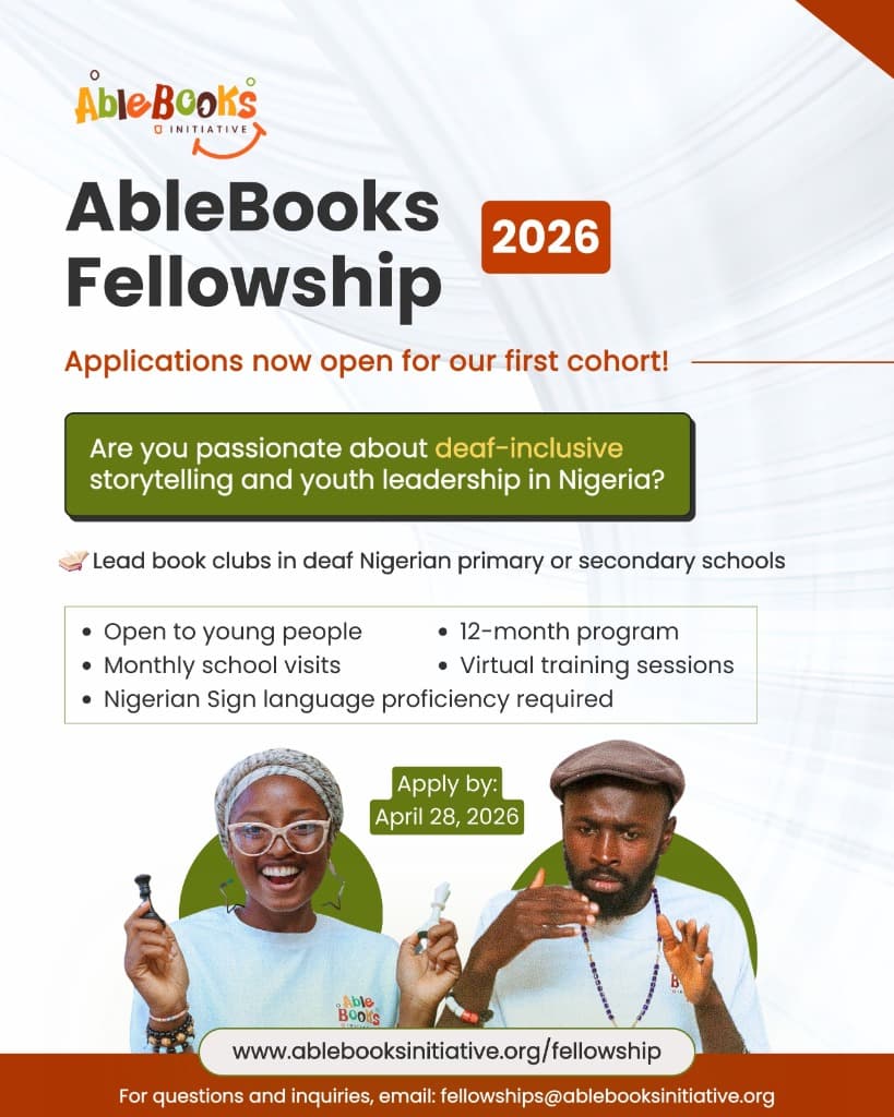AbleBooks Fellowship 2026